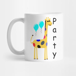 Party giraffe Mug